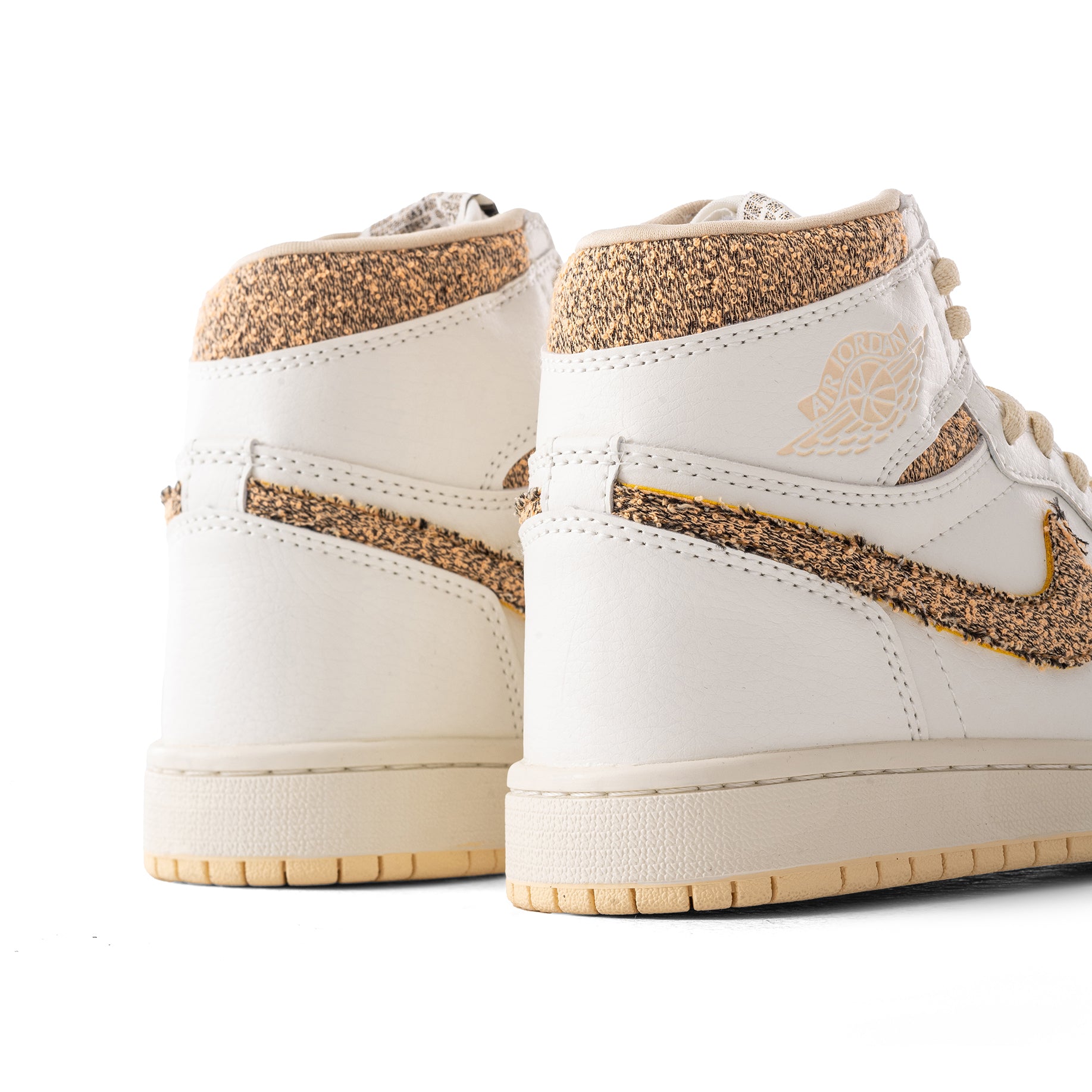 Jordan 1 White/Gold Sneakers