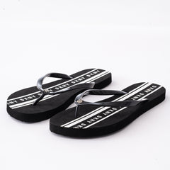 DKNY Black/ White Slipper