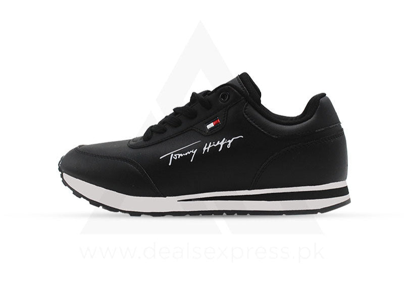 Tommy Hilfiger Signature Low-Top Sneaker - Black