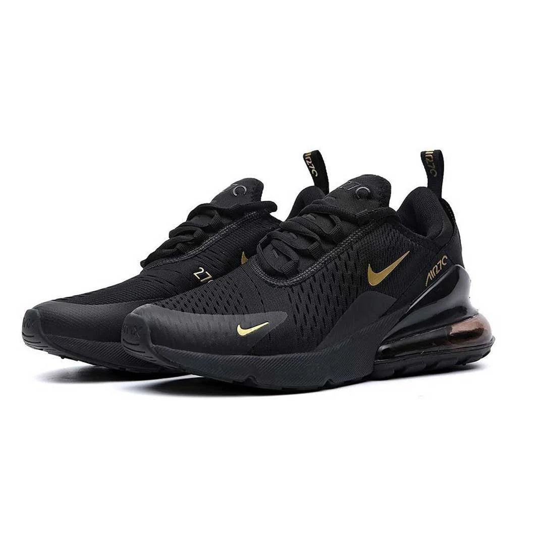 Nike Women's Air Max 270 - Black/Gold (Mirror)