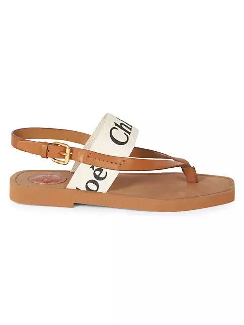 Chloé Woody Sandals White