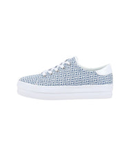 Tommy Hilfiger Twbazlie women's sneakers featuring a blue monogram