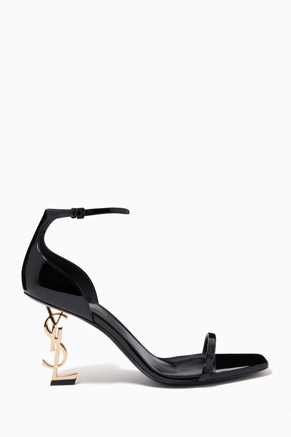 SAINT LAURENT  Opyum 85 Sandals in Patent Leather
