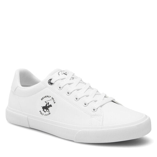 Beverly Hills Polo Club sneakers feature a clean white synthetic upper
