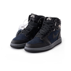 Jordan 1 Black/Blue Sneakers