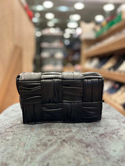 Bottega Veneta Mini Padded Cassette Bag - Black