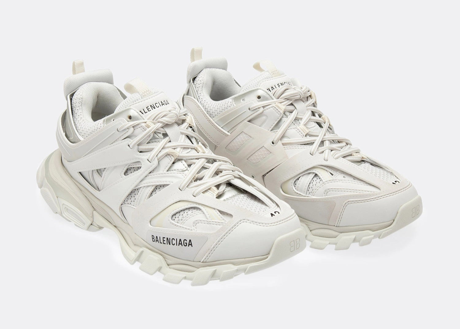 Balenciaga White‘Track’ sneakers (Mirror)