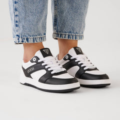 GUESS Ellies sneakers feature a distinct black and white