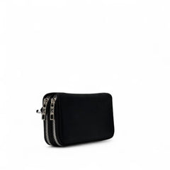 Karl Lagerfeld K/Ikonik Embellished Zip-Around Wallet - Black (Mirror)