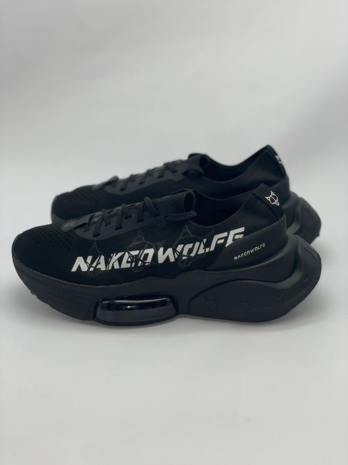 Naked Wolfe Men Sneakers - Black/White (Mirror)
