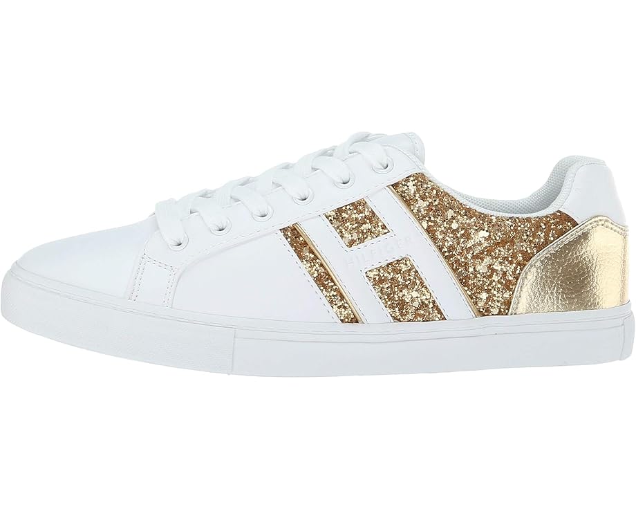 Tommy Hilfiger  Lemii Women's Shoes - White/Gold