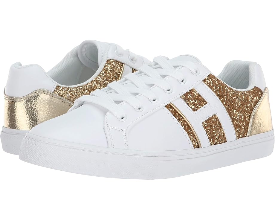 Tommy Hilfiger  Lemii Women's Shoes - White/Gold