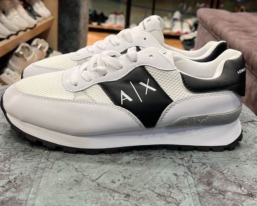 Tenis Armani Exchange AX Para Hombre - WHT (Mirror)