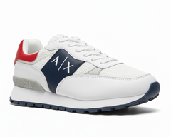 Tenis Armani Exchange AX Para Hombre - WHT/NVY (Mirror)