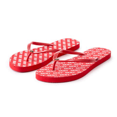 DKNY Red Slipper