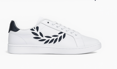 Fred Perry B721 - White/Navy (Mirror)
