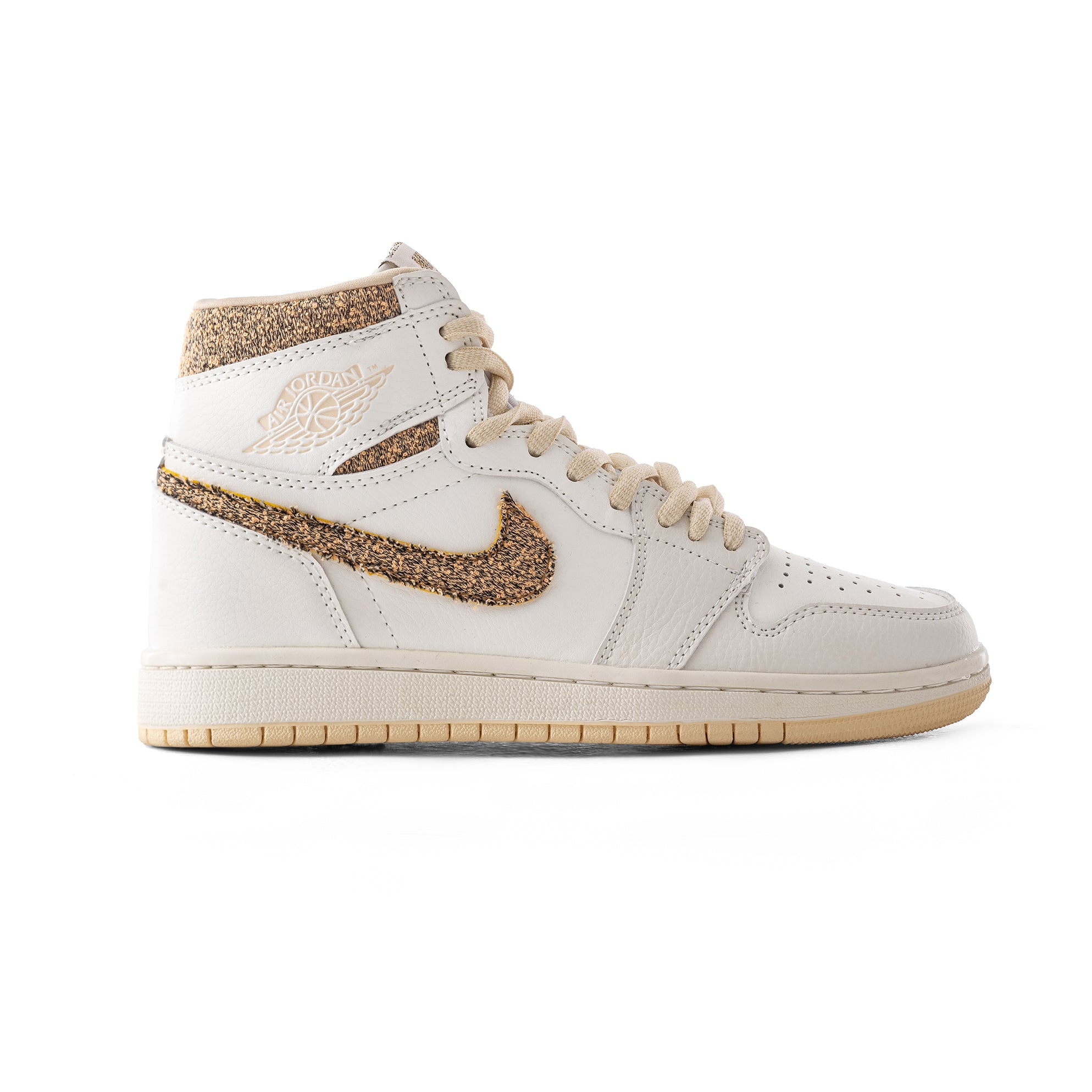 Jordan 1 White/Gold Sneakers