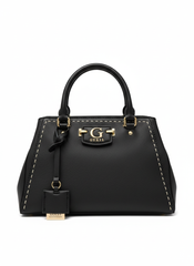 Guess Satchel with Contrast Stitching - Black