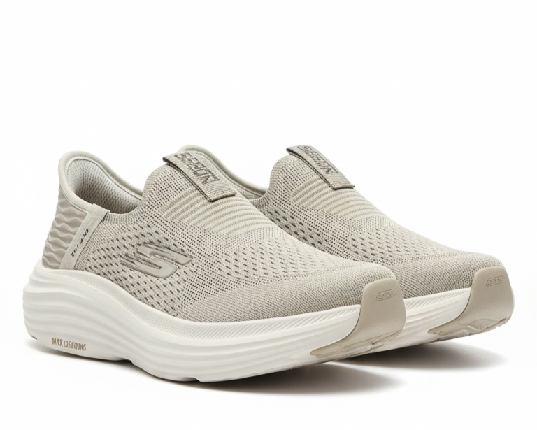 Skechers Hands Free Slip-ins: Max Cushioning - Beige (Mirror)