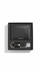 Michael Kors Wallet and Keychain Set- Black