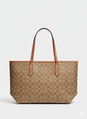 Coach Signature City Tote Bag - Brown