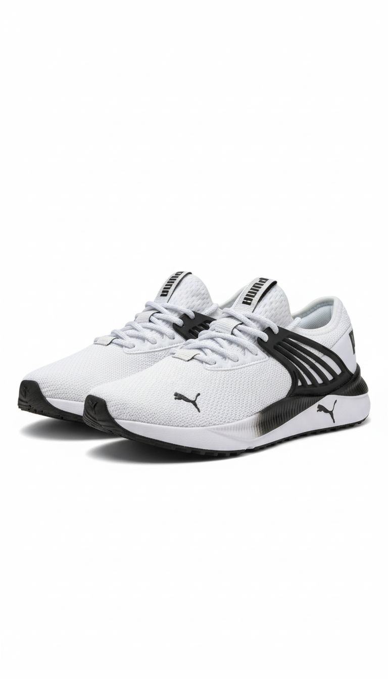 PUMA Pacer Future Knit Men's Street Running Sneaker - White (Mirror)