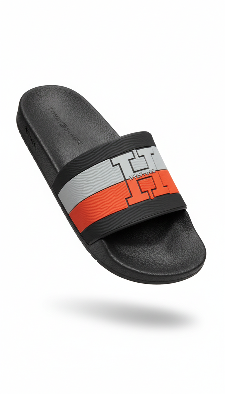 Tommy Hilfiger Flag Stripe Slides