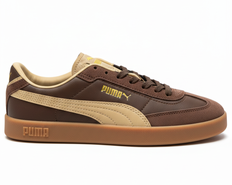 PUMA Club Era II Trainers - Brown (Mirror)