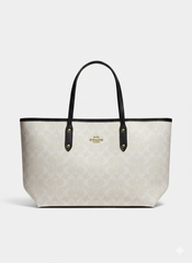 Coach Signature City Tote Bag - off-white