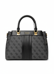 Guess Signature Monogram Satchel - Grey