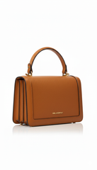 Karl Lagerfeld K/Kuilted Top Handle Bag - Brown