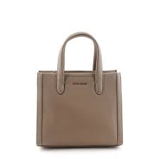 David Jones brand top-handle tote bags displayed on a shelf.