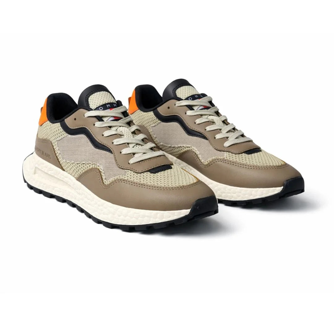 Tommy Jeans Runner Mix Material sneakers featuring