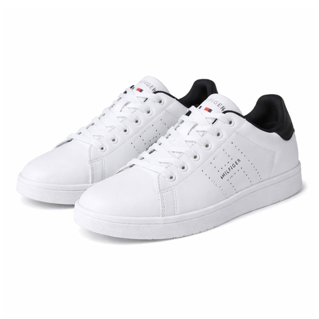 Tommy Hilfiger Liston sneakers featuring a white leather
