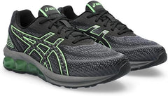 ASICS GEL-QUANTUM 180 VII sneakers in a black and bright lime colorway.