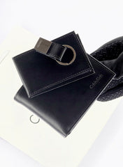 Calvin Klein Men's Leather Bifold Wallet with Key Fob