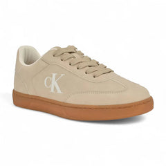 Calvin Klein Narissa sneakers in beige, featuring a classic low-top silhouette