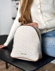 CK Mono Small Backpack White