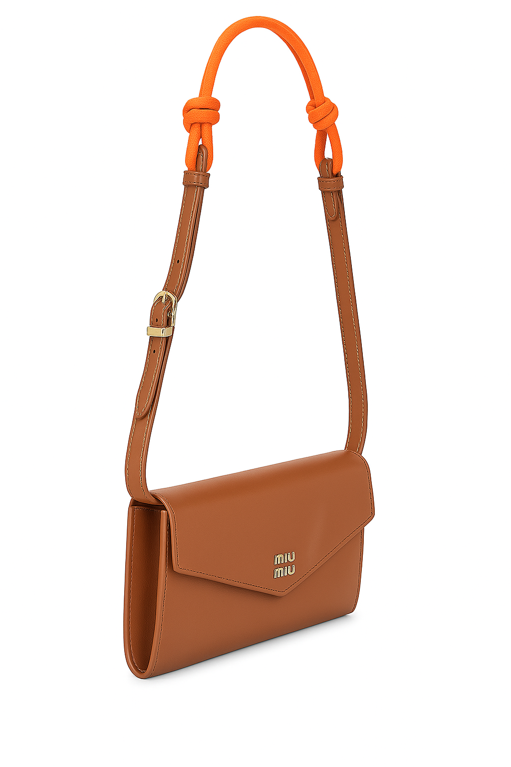 Miu Miu Black Small Shoulder Bag - Brown (Mirror)