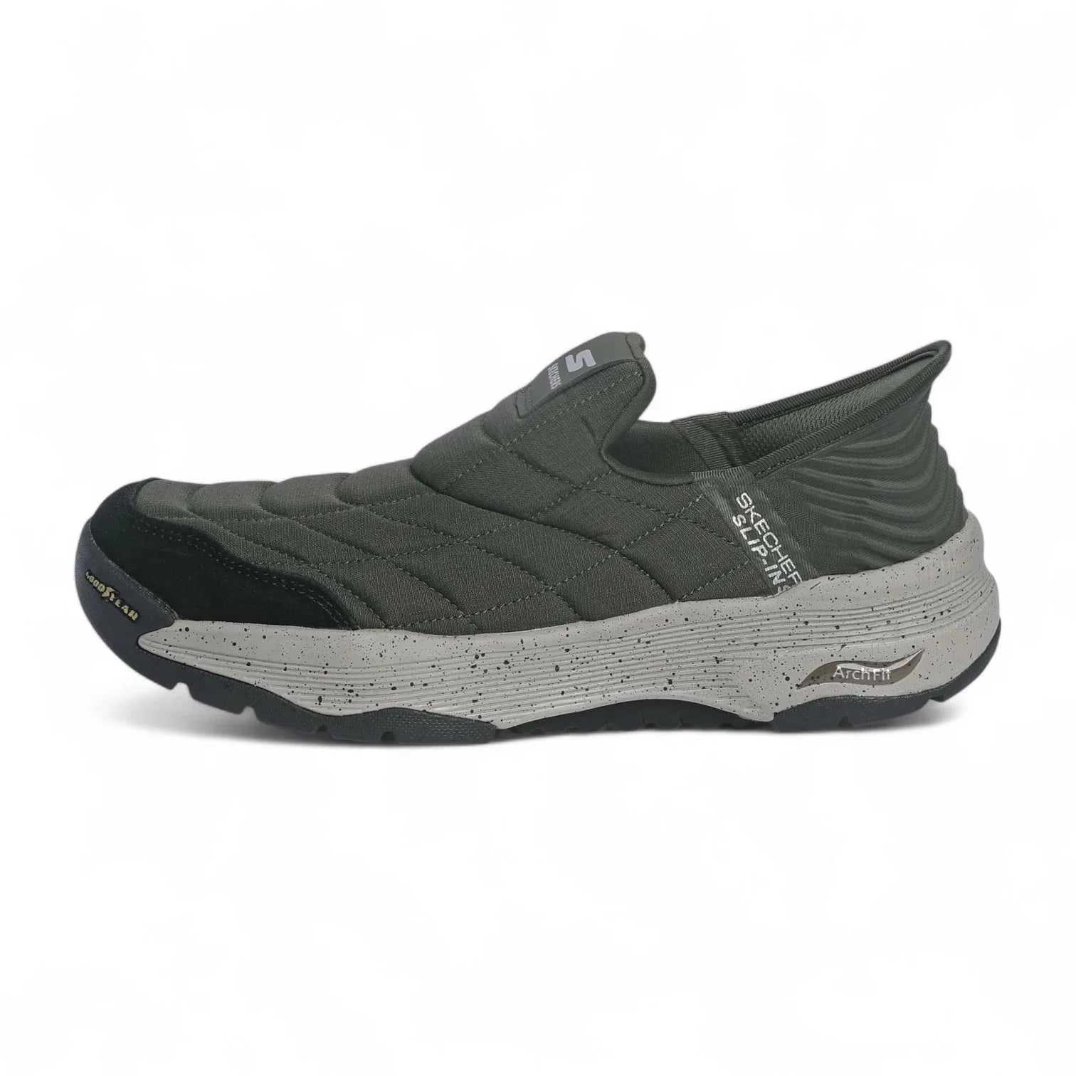 Skechers Arch Fit Slip-Ins – Quilted Comfort Edition MK - Green (Mirror)