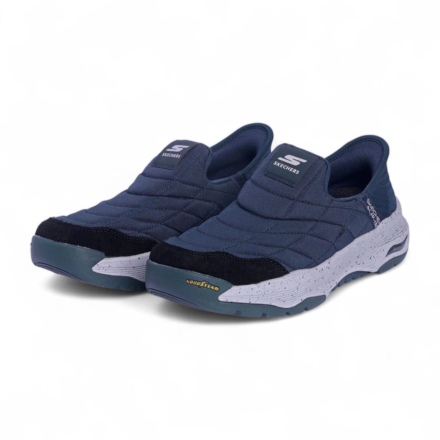 Skechers Arch Fit Slip-Ins – Quilted Comfort Edition MK  - Navy (Mirror)