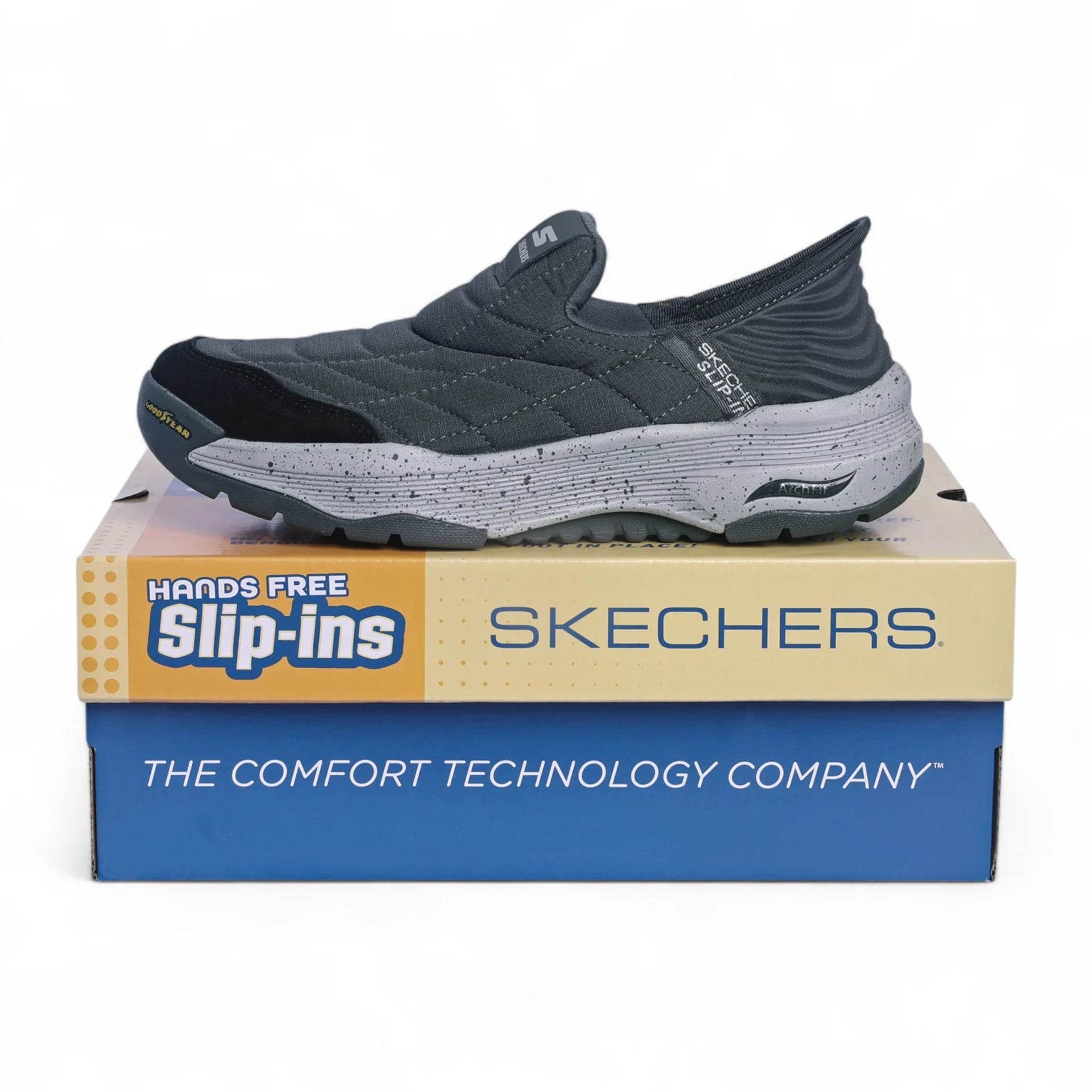 Skechers Arch Fit Slip-Ins – Quilted Comfort Edition MK - Gray (Mirror)