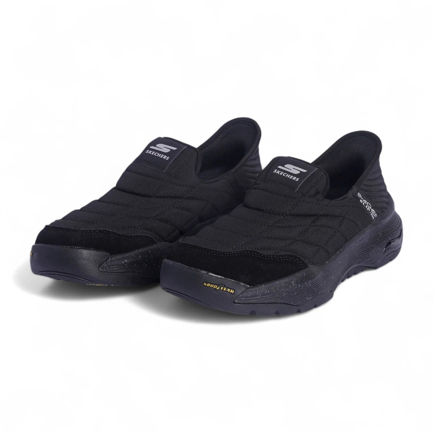 Skechers Arch Fit Slip-Ins – Quilted Comfort Edition MK - Black (Mirror)