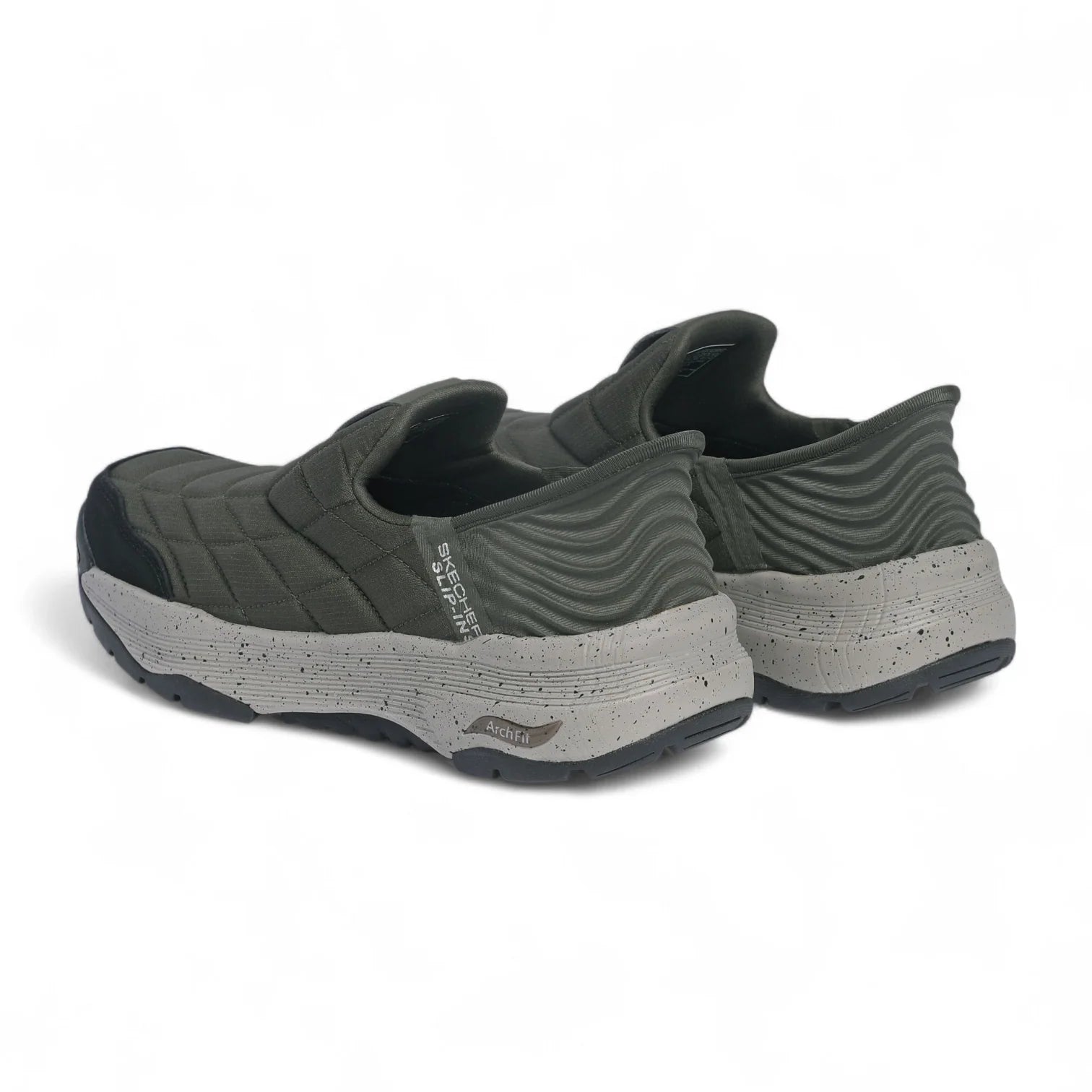 Skechers Arch Fit Slip-Ins – Quilted Comfort Edition MK - Green (Mirror)