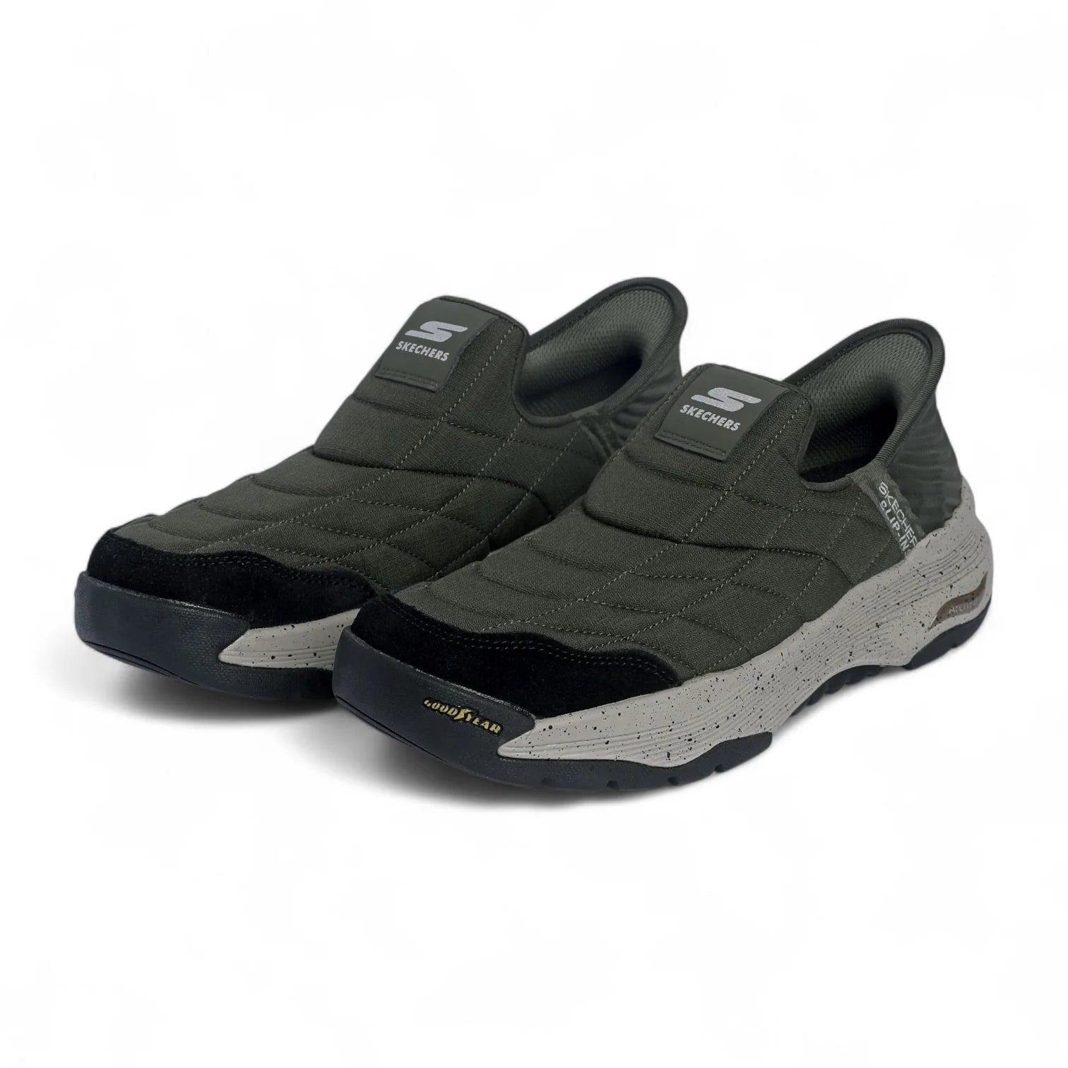 Skechers Arch Fit Slip-Ins – Quilted Comfort Edition MK - Green (Mirror)