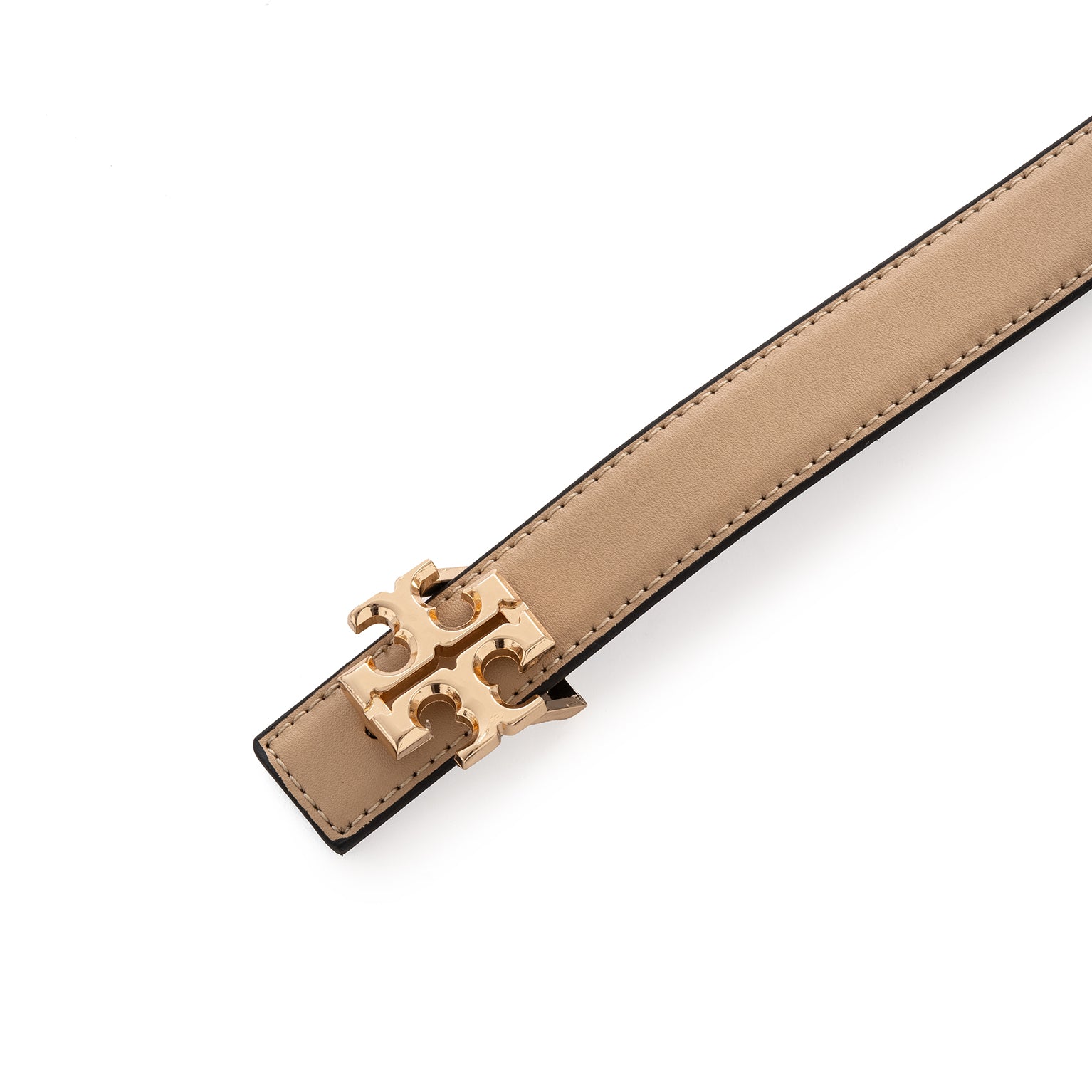 Tory Burch Women's Reversible Logo Belt | Beige