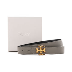 Tory Burch Eleanor leather belt | Grey