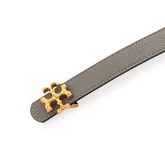 Tory Burch Eleanor leather belt | Grey