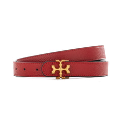 Tory Burch Eleanor leather belt | Red/Gold