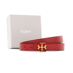Tory Burch Eleanor leather belt | Red/Gold